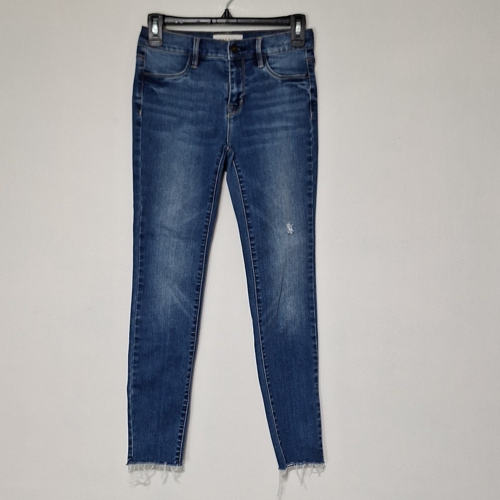 Pacsun Ankle Jeans Denium Jegging Raw Hem Distressred